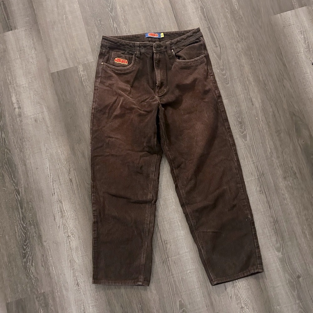 empyre brown corduroy skate pants
